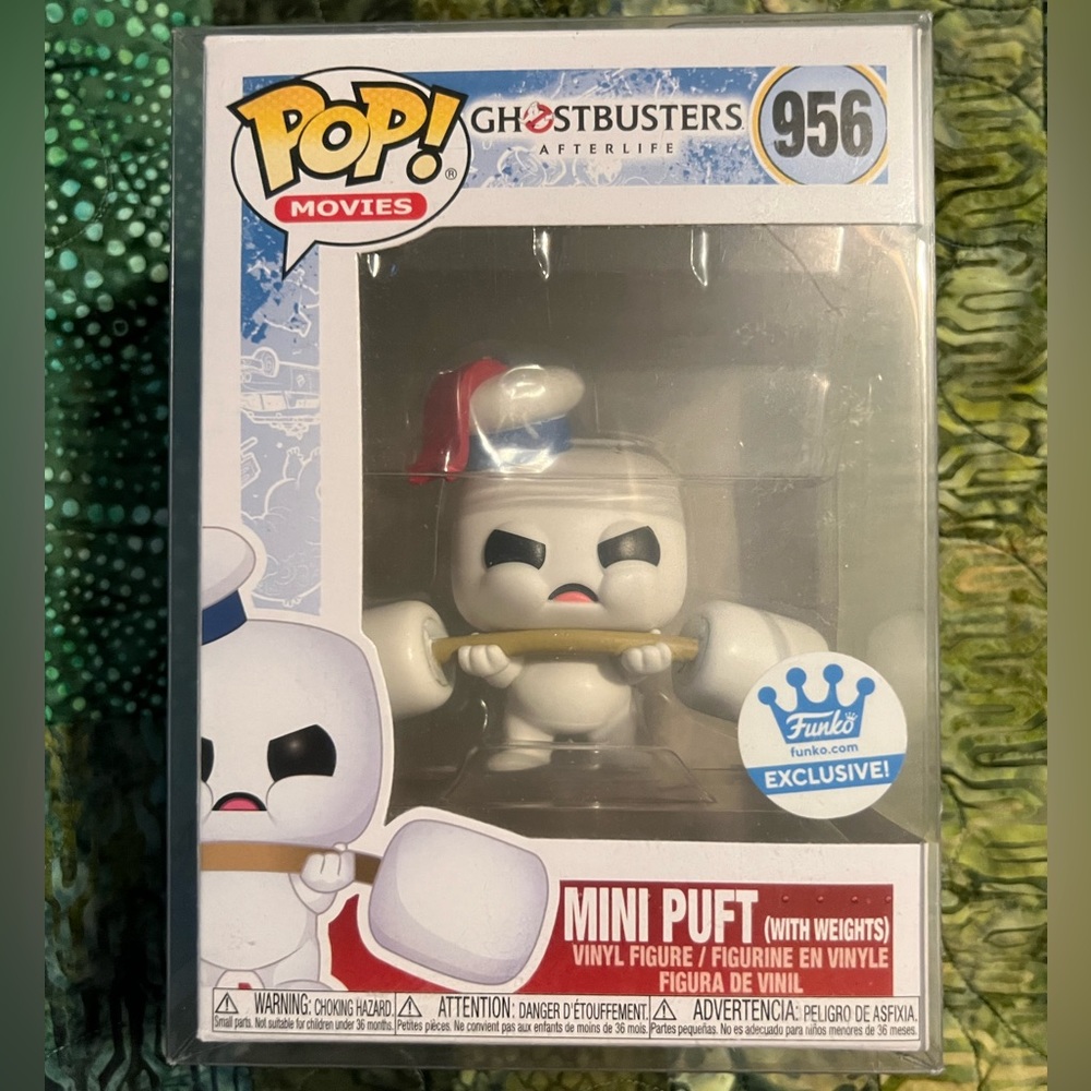 Funko Pop Mini Puft with weights 956. Ghostbusters Afterlife. Funko Exclusive.